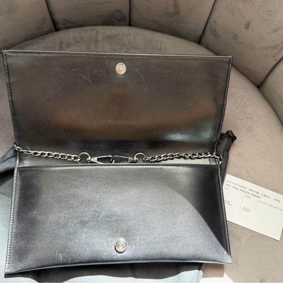 YVES SAINT LAURENT Smoking YSL Monogram Clutch Bag quilted - Picture 11 of 16